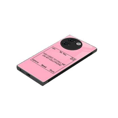 Lost Connection stylish phone case for vivo v30e | glossy glass and slim fit