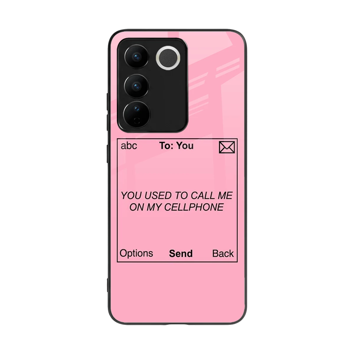 Lost Connection back phone cover | glass case for vivo v27 5g