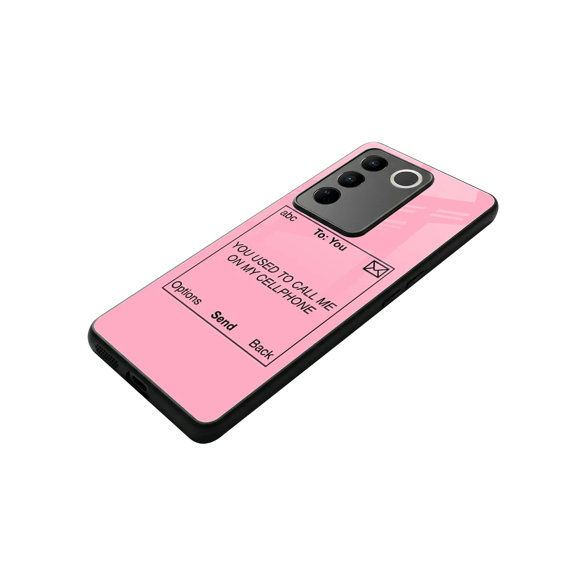 Lost Connection stylish phone case for vivo v27 5g | glossy glass and slim fit