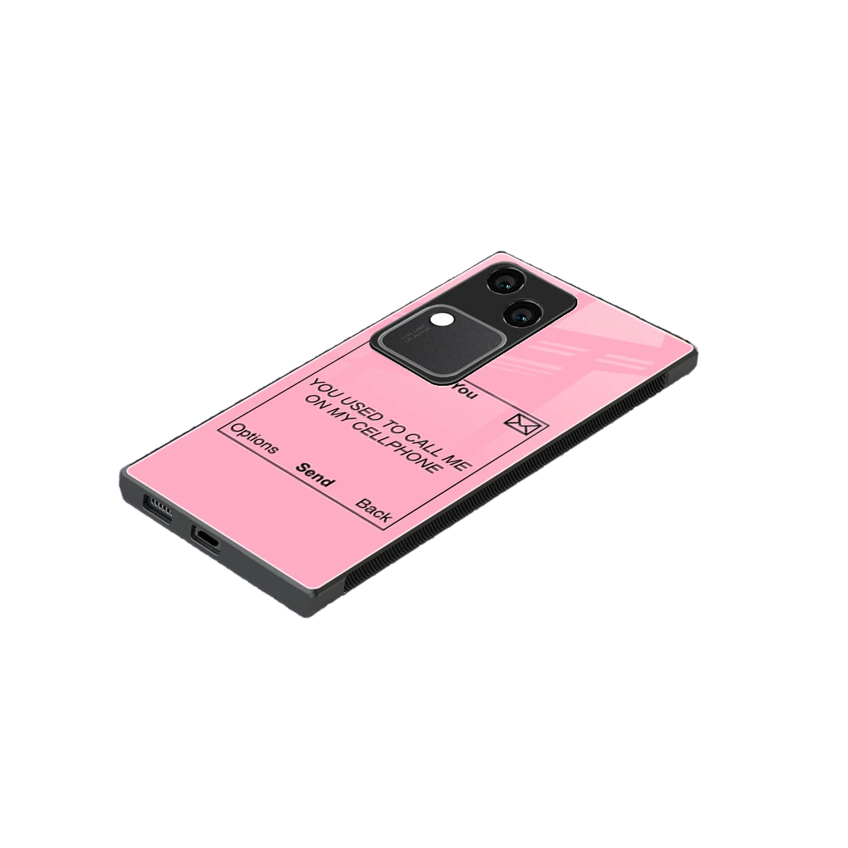 Lost Connection stylish phone case for vivo v30 | glossy glass and slim fit