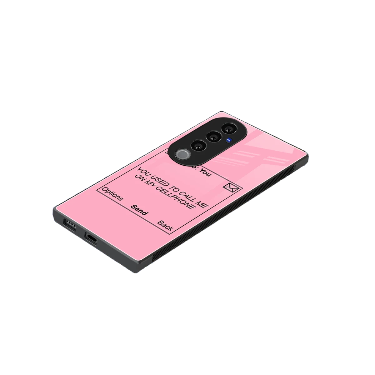 Lost Connection stylish phone case for vivo v40 pro | glossy glass and slim fit