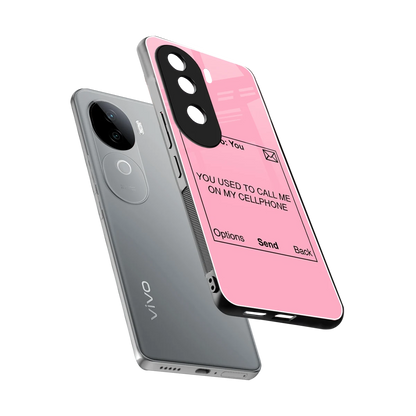 Lost Connection sleek vivo v40e cover with tempered glass back and TPU edges