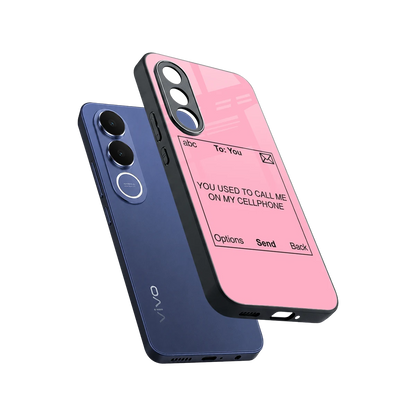 Lost Connection sleek vivo v70 fe cover with tempered glass back and TPU edges