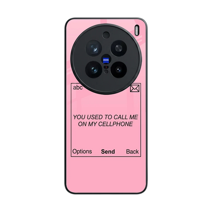 Lost Connection back phone cover | glass case for vivo x200 pro