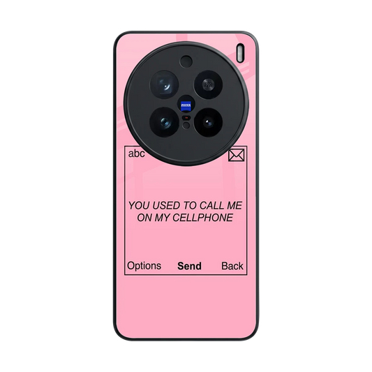 Lost Connection back phone cover | glass case for vivo x200 pro