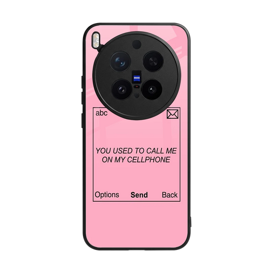 Lost Connection back phone cover | glass case for vivo x300 pro