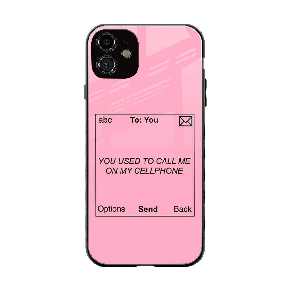 Lost Connection back phone cover | glass case for iphone 11