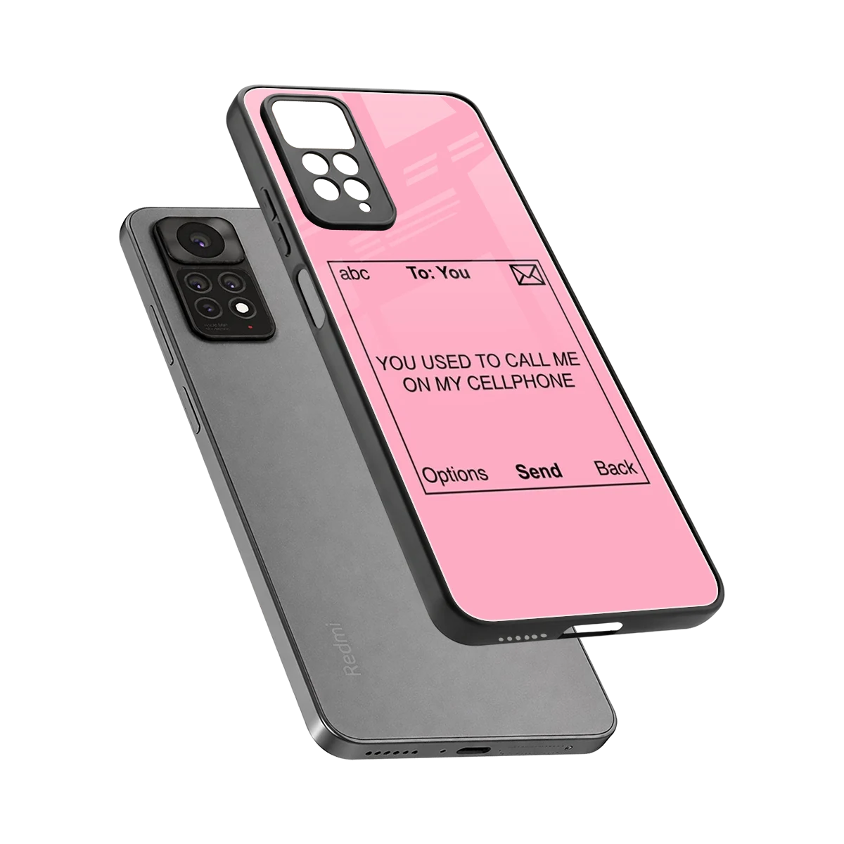 Lost Connection sleek redmi note 11 pro cover with tempered glass back and TPU edges