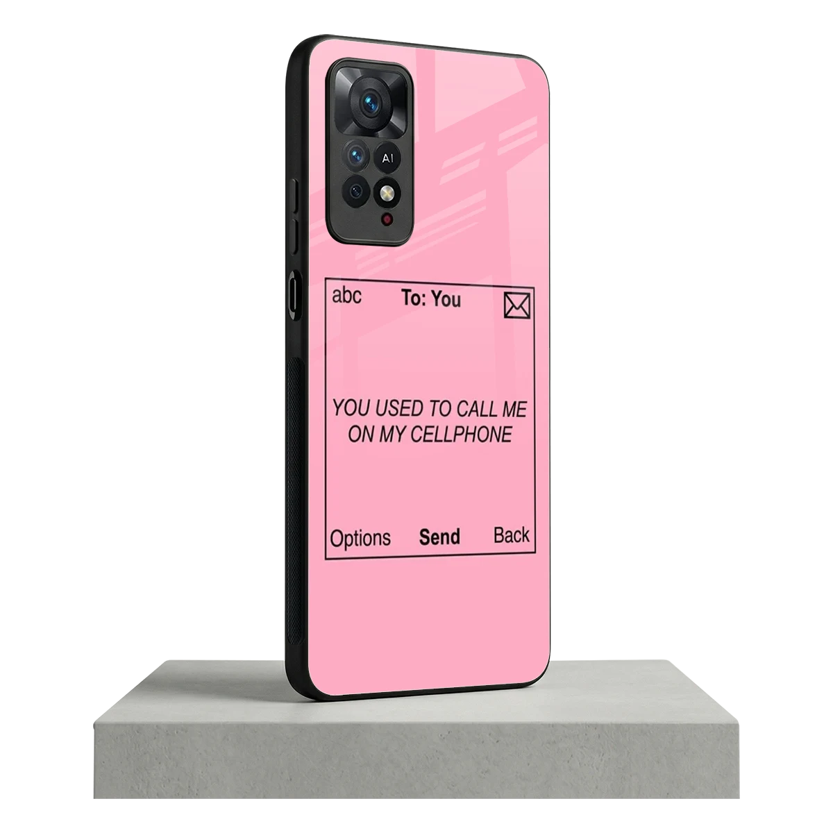 Lost Connection redmi note 11 pro mobile cover | shockproof glass phone case