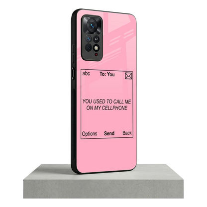Lost Connection redmi note 11 pro mobile cover | shockproof glass phone case