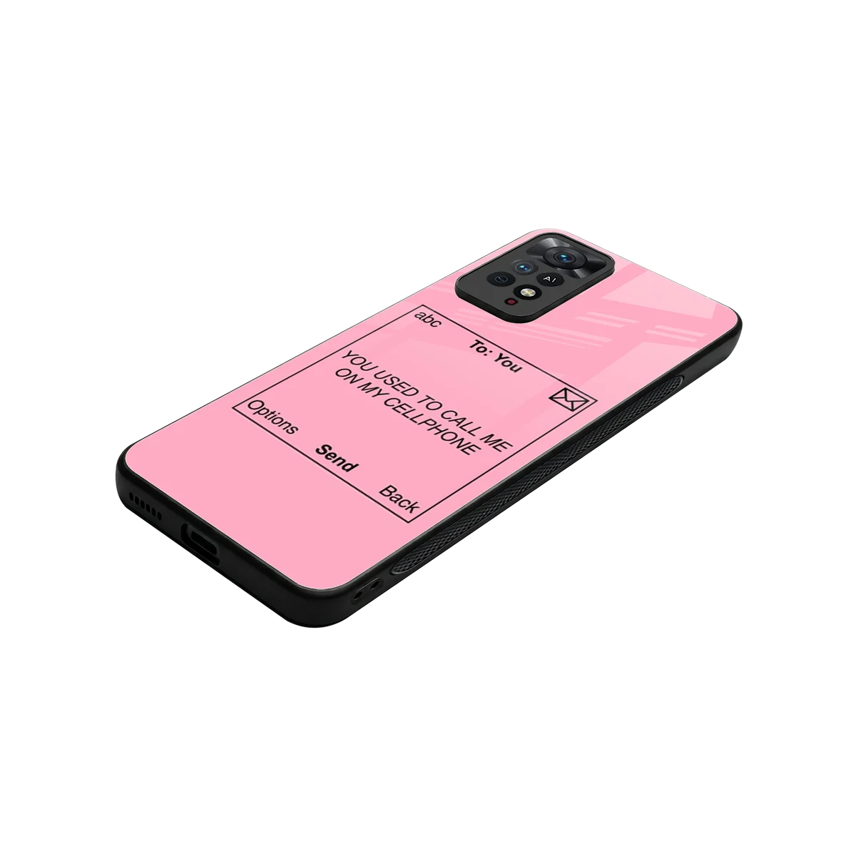 Lost Connection stylish phone case for redmi note 11 pro | glossy glass and slim fit