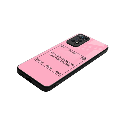 Lost Connection stylish phone case for redmi note 11 pro | glossy glass and slim fit