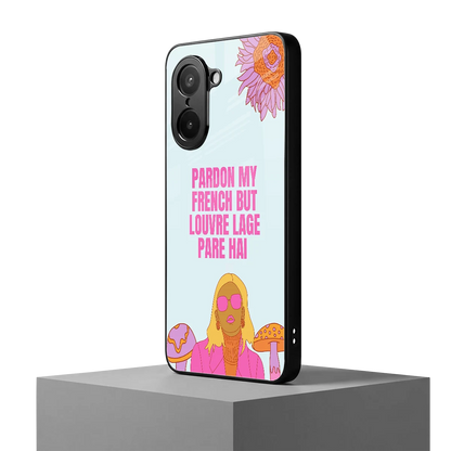 Louvre Lage Pade Hai oneplus nord ce5 5g mobile cover | shockproof glass phone case