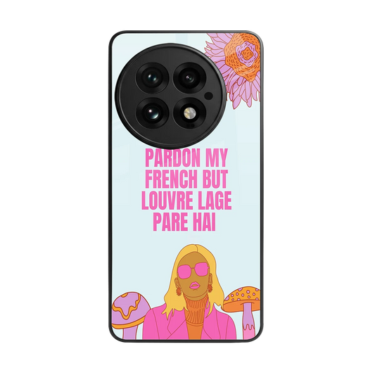 Louvre Lage Pade Hai back phone cover | glass case for oneplus 13