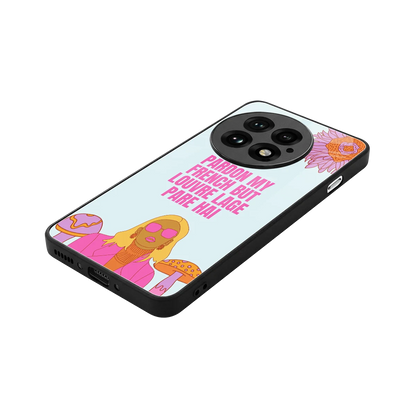 Louvre Lage Pade Hai stylish phone case for oneplus 13 | glossy glass and slim fit