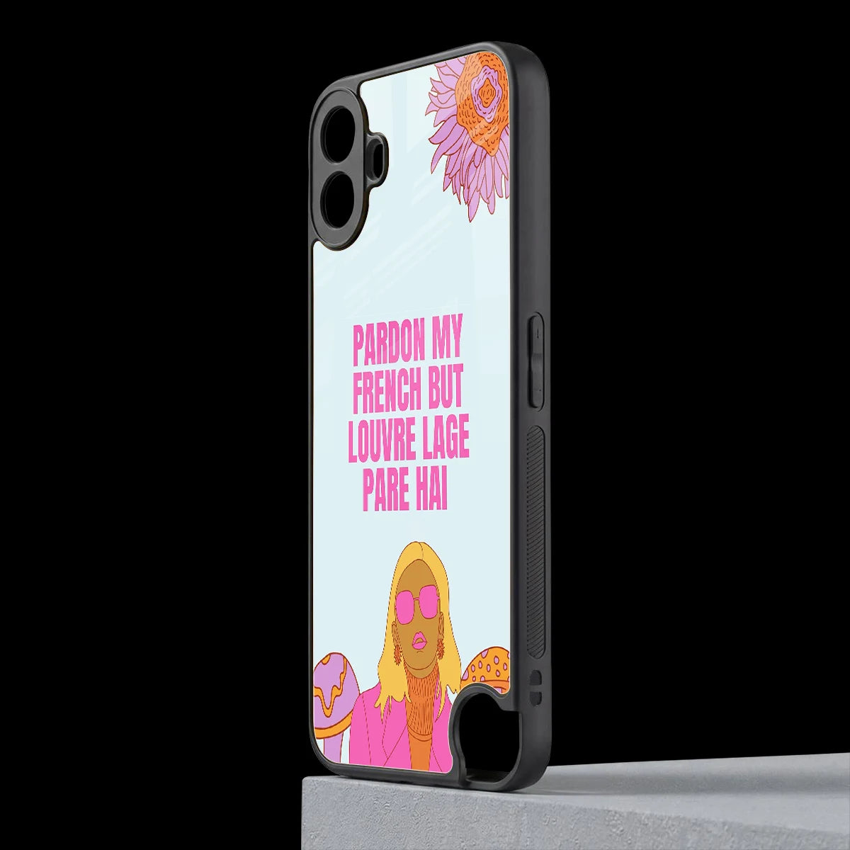 Louvre Lage Pade Hai cmf nothing phone 1 mobile cover | shockproof glass phone case