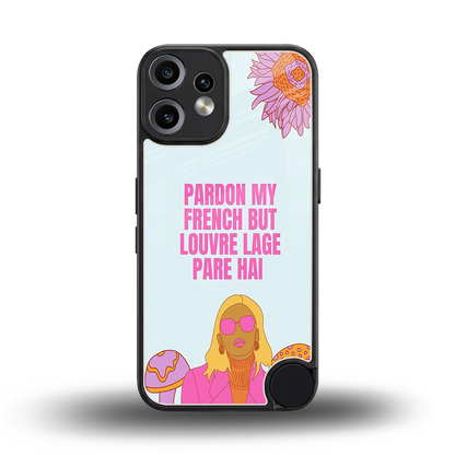 Louvre Lage Pade Hai back phone cover | glass case for cmf nothing phone 2 pro