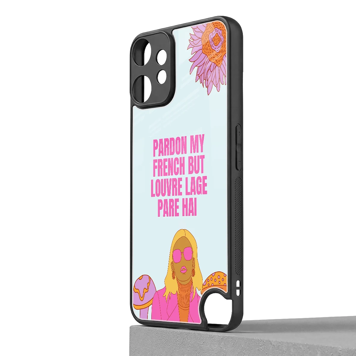 Louvre Lage Pade Hai cmf nothing phone 2 pro mobile cover | shockproof glass phone case