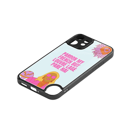 Louvre Lage Pade Hai stylish phone case for cmf nothing phone 2 pro | glossy glass and slim fit
