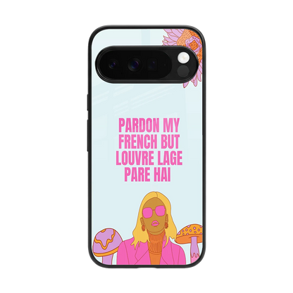 Louvre Lage Pade Hai back phone cover | glass case for google pixel 10 pro xl