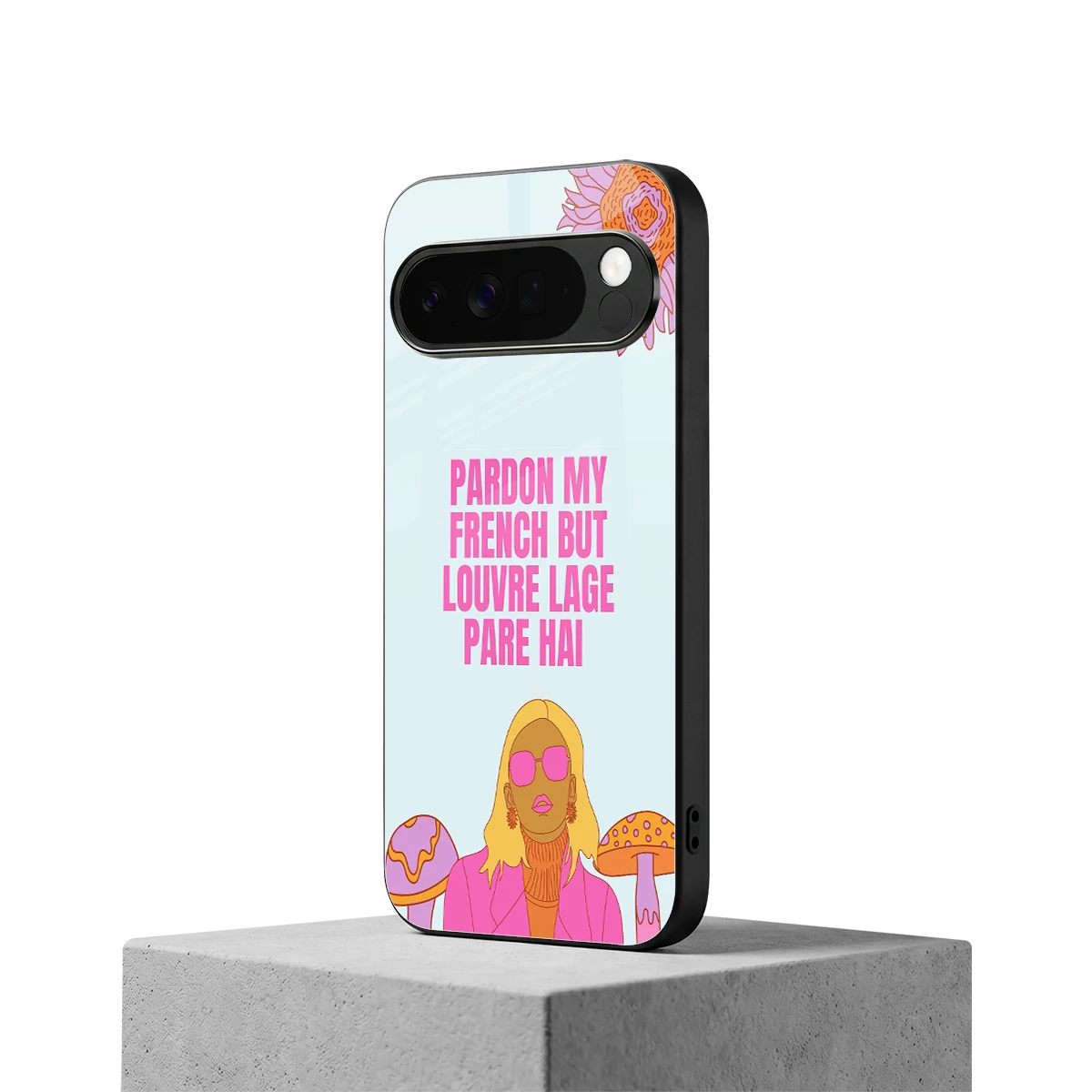 Louvre Lage Pade Hai google pixel 10 pro xl mobile cover | shockproof glass phone case