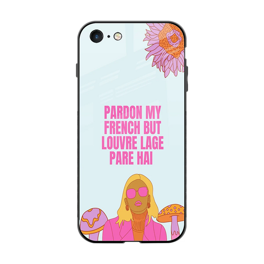 Louvre Lage Pade Hai back phone cover | glass case for iphone 7