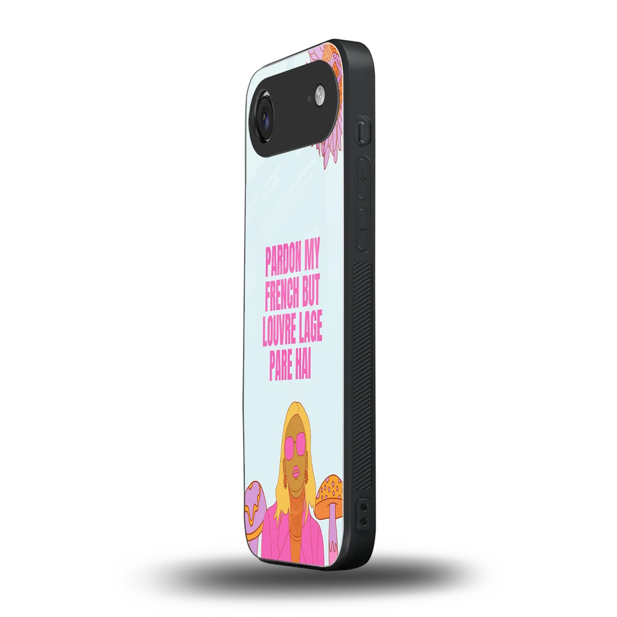 Louvre Lage Pade Hai iphone air mobile cover | shockproof glass phone case