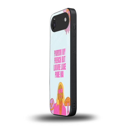 Louvre Lage Pade Hai iphone air mobile cover | shockproof glass phone case