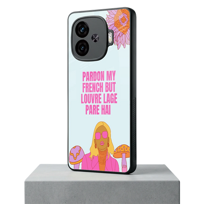 Louvre Lage Pade Hai iqoo neo 10r 5g mobile cover | shockproof glass phone case