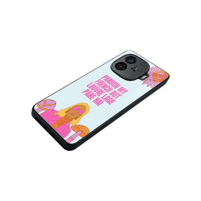 Louvre Lage Pade Hai stylish phone case for iqoo neo 10r 5g | glossy glass and slim fit