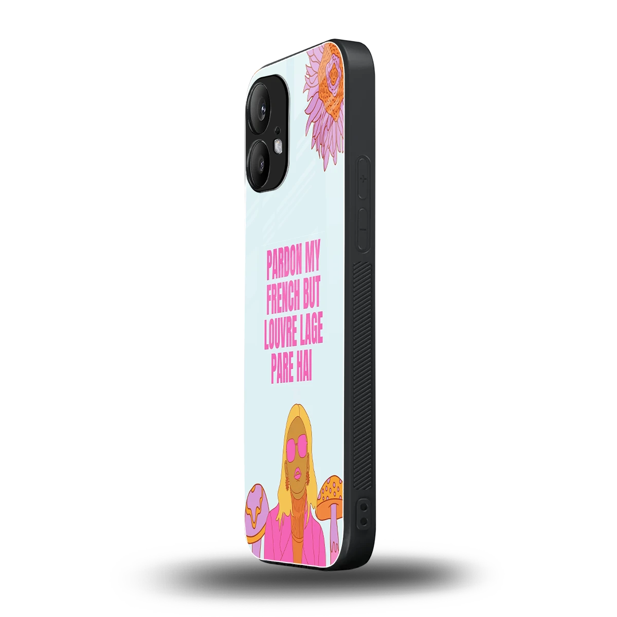 Louvre Lage Pade Hai nothing phone 2 mobile cover | shockproof glass phone case