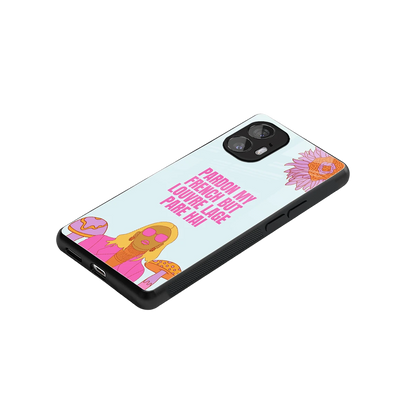 Louvre Lage Pade Hai stylish phone case for nothing phone 2 | glossy glass and slim fit