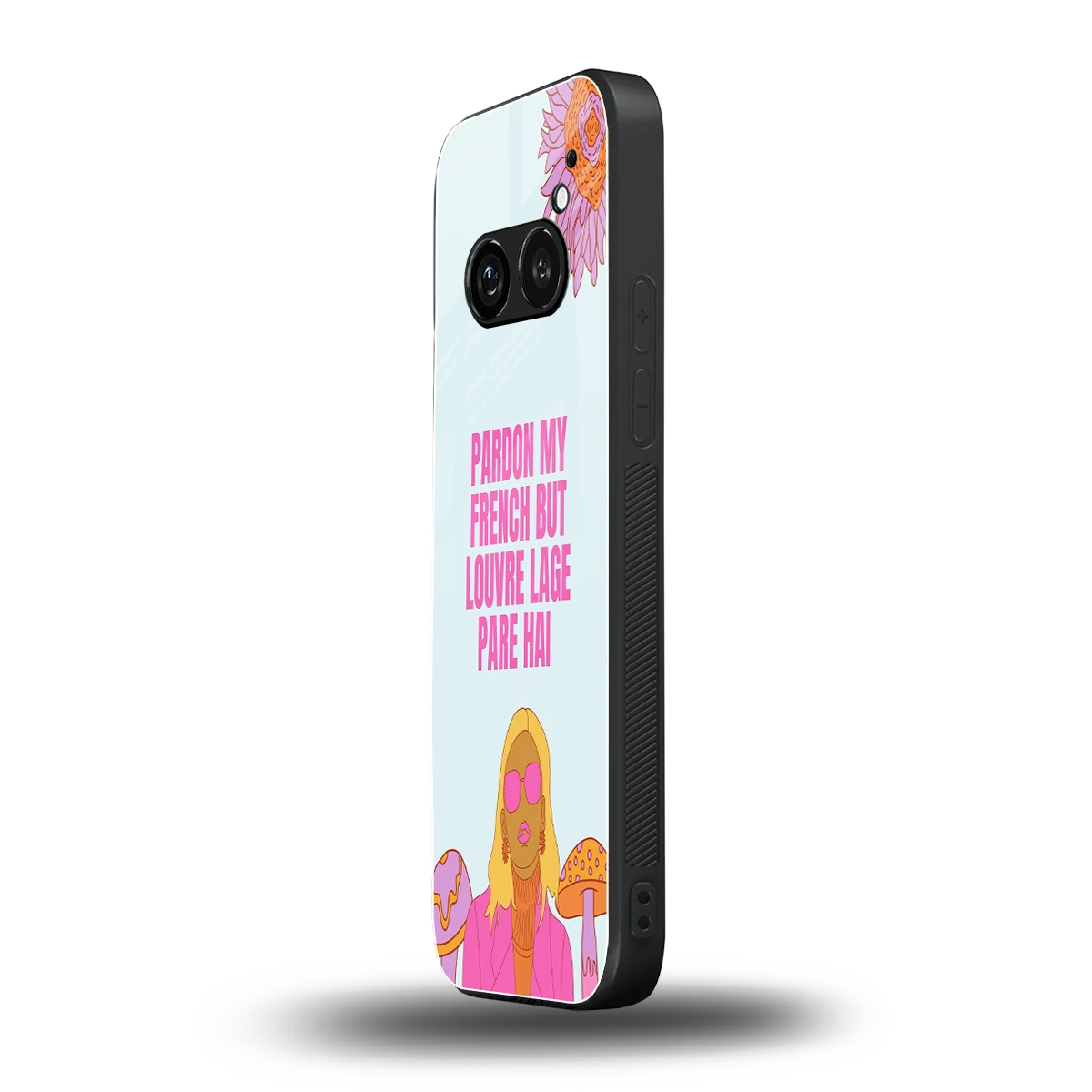 Louvre Lage Pade Hai nothing phone 2a plus mobile cover | shockproof glass phone case