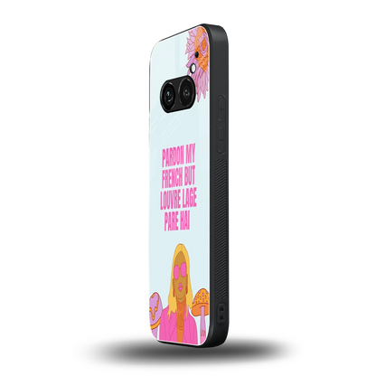 Louvre Lage Pade Hai nothing phone 2a plus mobile cover | shockproof glass phone case