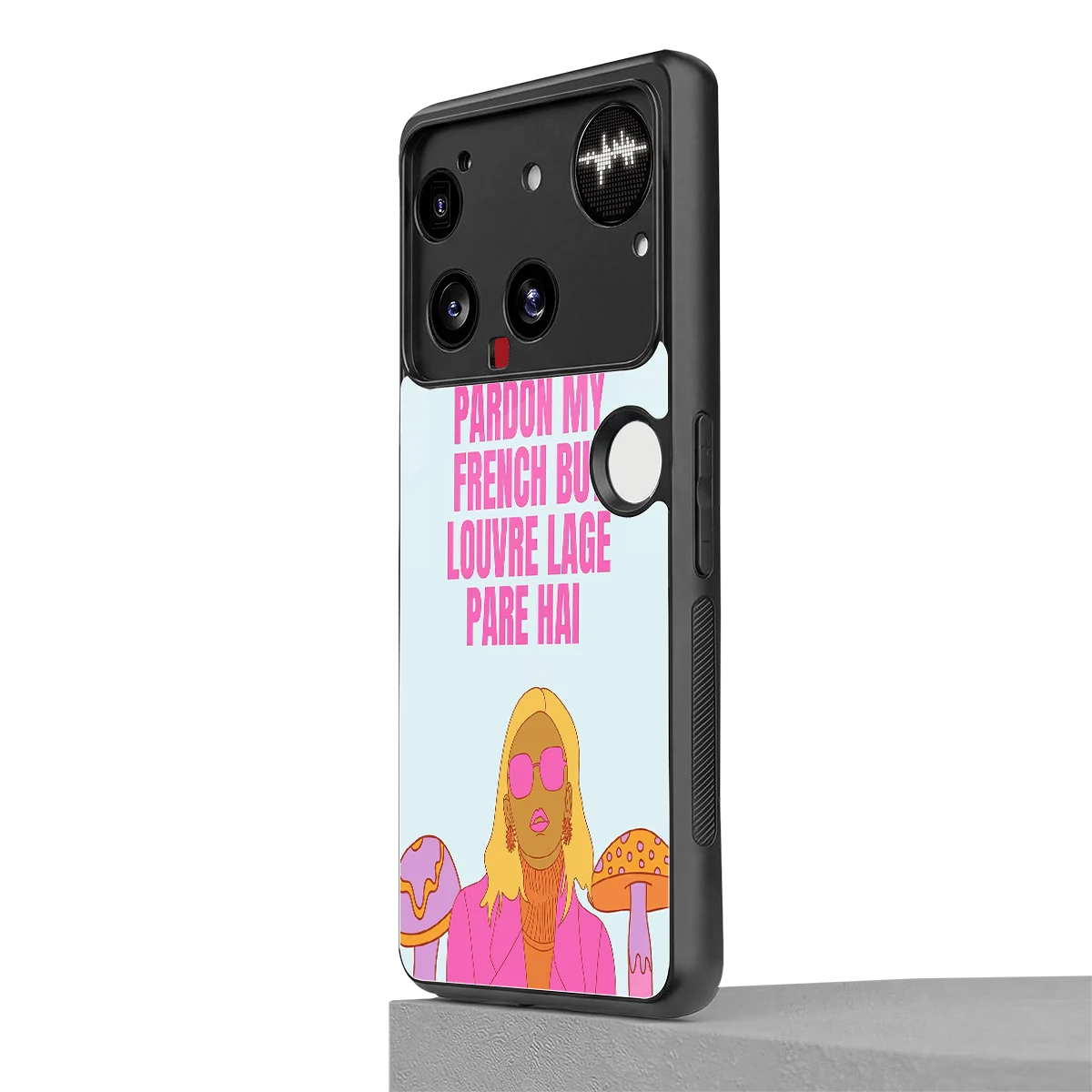 Louvre Lage Pade Hai nothing phone 3 mobile cover | shockproof glass phone case