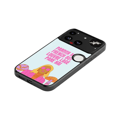 Louvre Lage Pade Hai stylish phone case for nothing phone 3 | glossy glass and slim fit