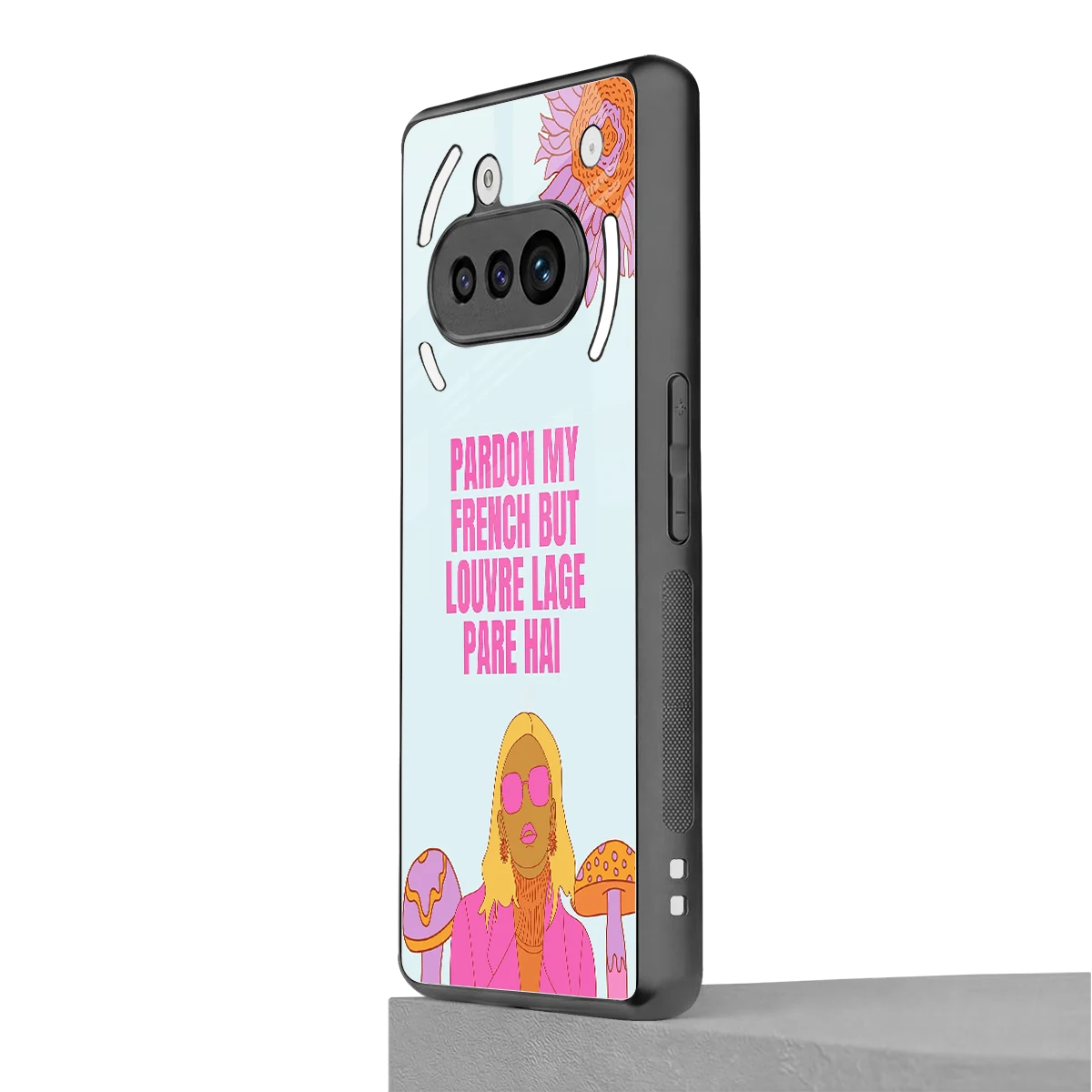 Louvre Lage Pade Hai nothing phone 3a mobile cover | shockproof glass phone case