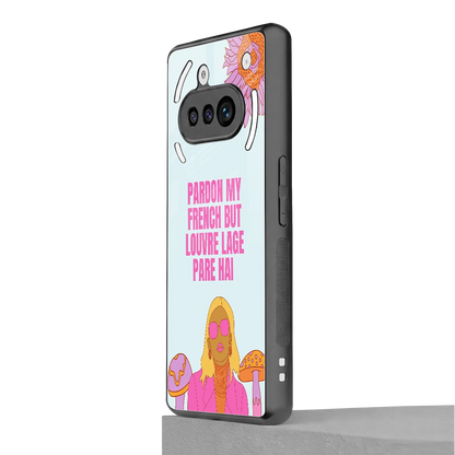 Louvre Lage Pade Hai nothing phone 3a mobile cover | shockproof glass phone case