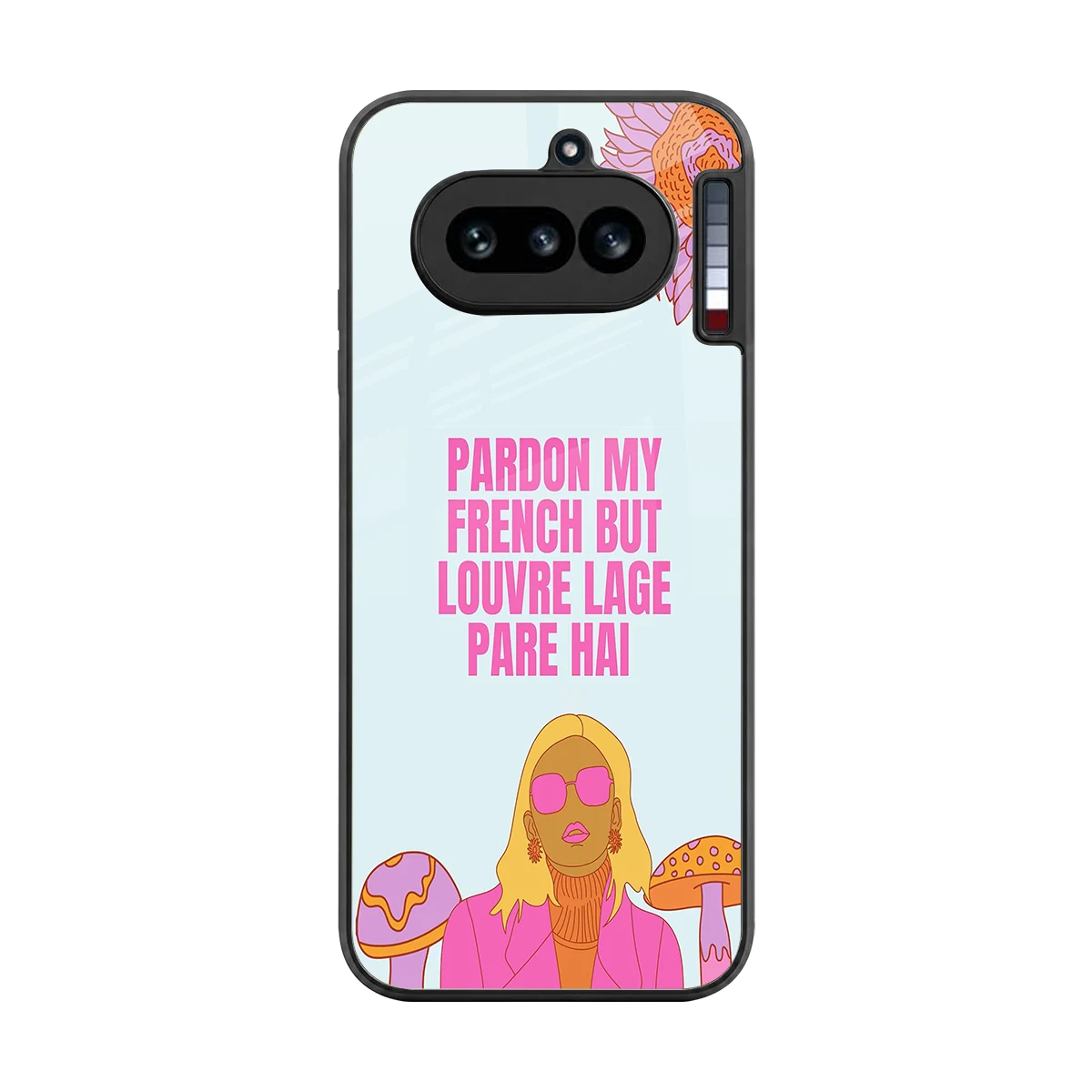 Louvre Lage Pade Hai back phone cover | glass case for nothing phone 4a