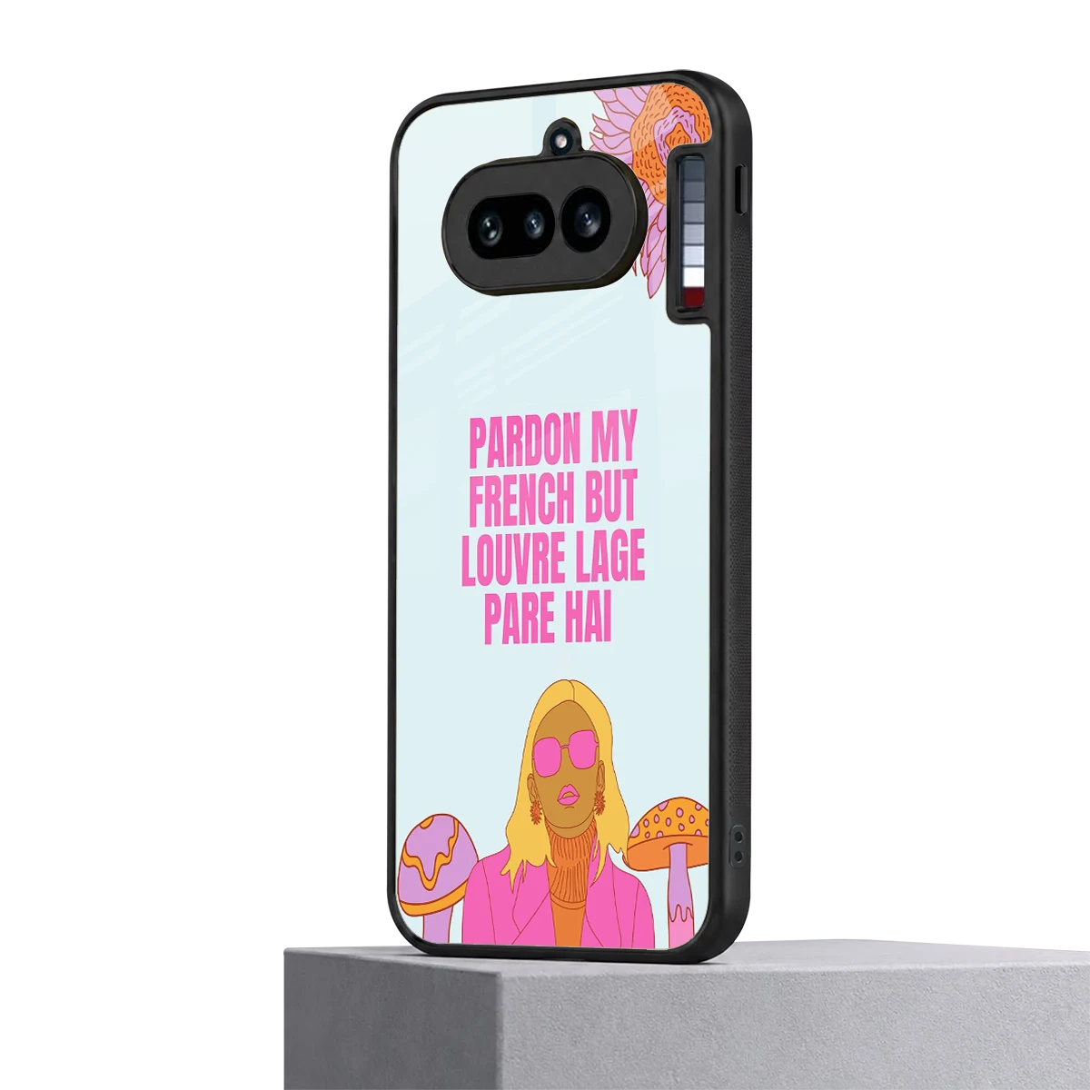 Louvre Lage Pade Hai nothing phone 4a mobile cover | shockproof glass phone case