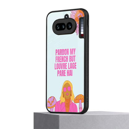 Louvre Lage Pade Hai nothing phone 4a mobile cover | shockproof glass phone case