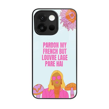 Louvre Lage Pade Hai back phone cover | glass case for oneplus 13s