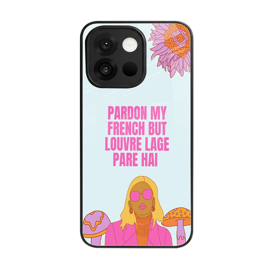 Louvre Lage Pade Hai back phone cover | glass case for oneplus 13s