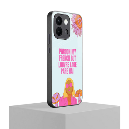 Louvre Lage Pade Hai oneplus 13s mobile cover | shockproof glass phone case
