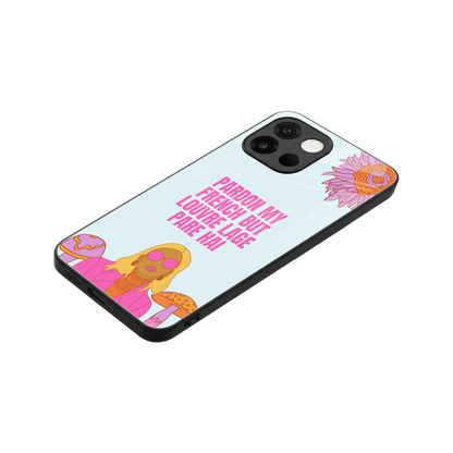 Louvre Lage Pade Hai stylish phone case for oneplus 13s | glossy glass and slim fit
