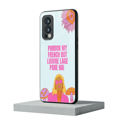 Louvre Lage Pade Hai oneplus nord 2 mobile cover | shockproof glass phone case