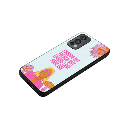 Louvre Lage Pade Hai stylish phone case for oneplus nord 2 | glossy glass and slim fit