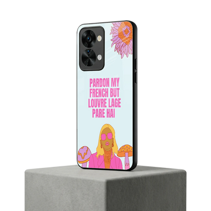 Louvre Lage Pade Hai oneplus nord 2t mobile cover | shockproof glass phone case