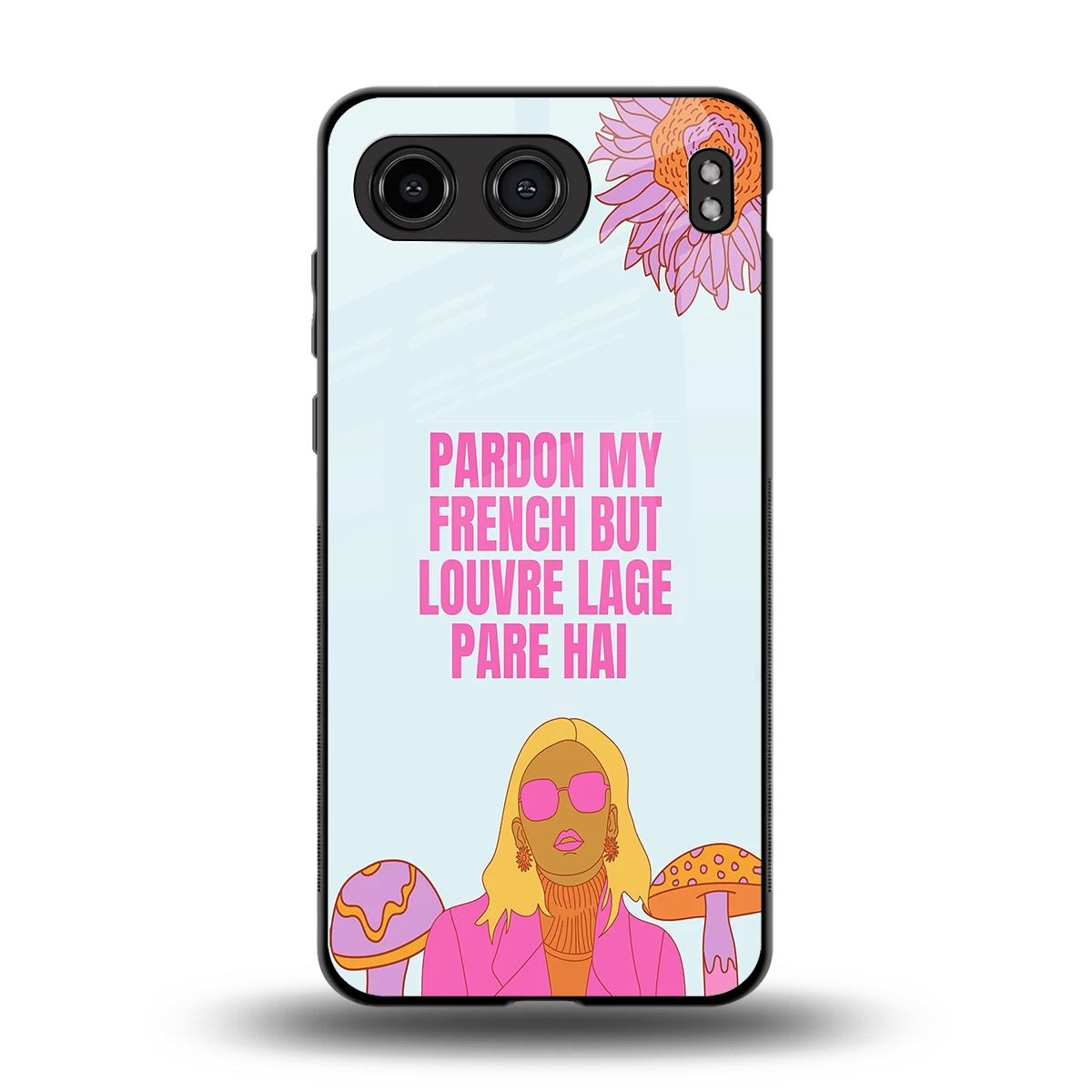 Louvre Lage Pade Hai back phone cover | glass case for oneplus nord 4