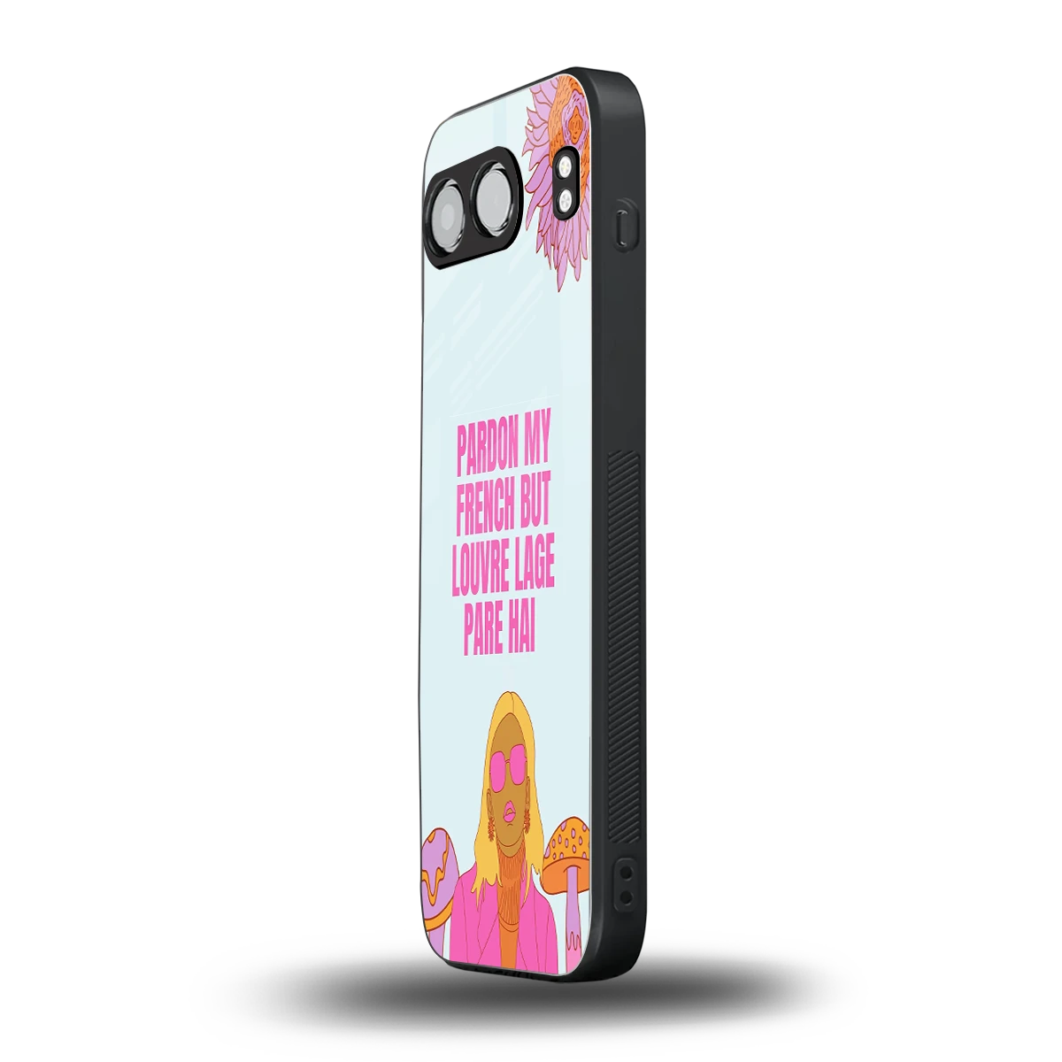 Louvre Lage Pade Hai oneplus nord 4 mobile cover | shockproof glass phone case